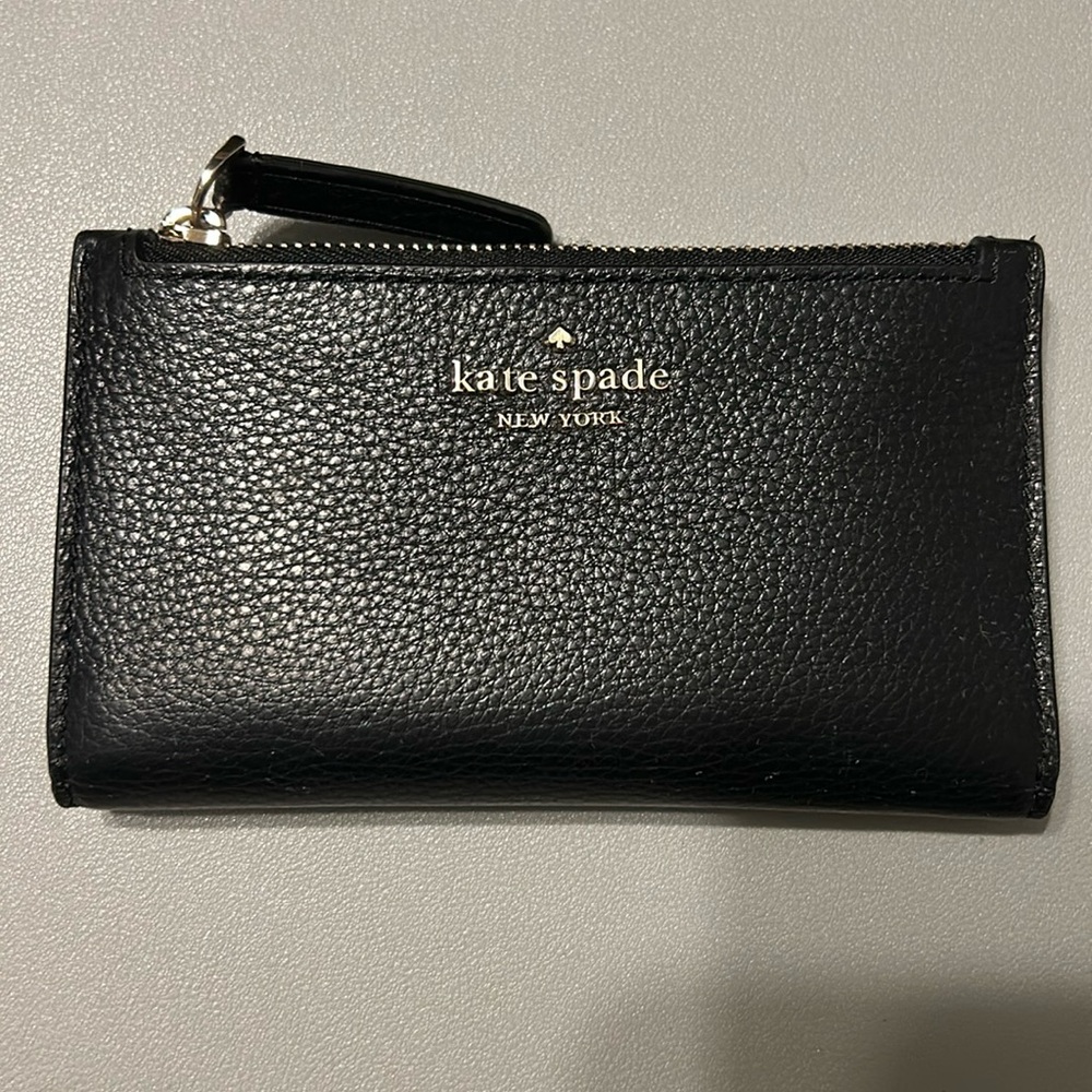 Kate Spade Slim Bifold Wallet Black